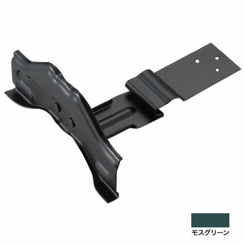 ニューフジ段葺ステン足付 200mm 亜鉛・モスグリーン(1箱・40個価格) ※取寄品 白幡 D-4