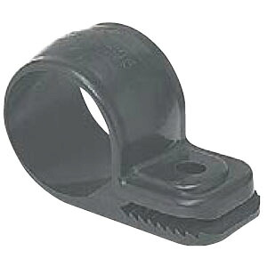 ワニグチ片サドル(兼用タイプ)黒(1箱・200個価格) 取寄品 未来工業(MIRAI) KTK-30K