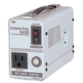 海外用トランス 500VA C2入力220～230V 日動 PAL-500EP