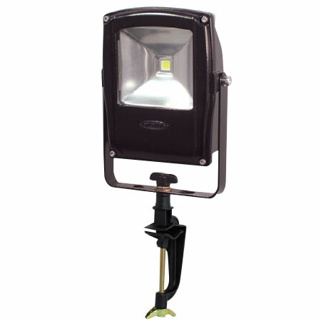 LEDフラットライト10W 昼白色 本体黒 バイス付タイプ 日動 LEN-F10V-BK