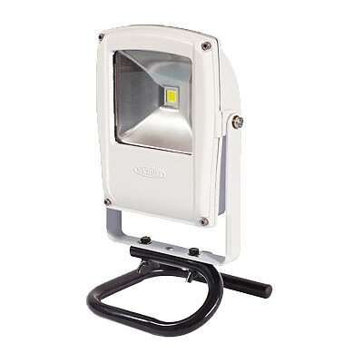 LEDフラットライト10W 電球色 本体白 床スタンドタイプ 日動 LEN-F10S-W-S |大工道具・金物の専門通販アルデ