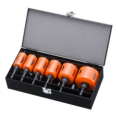 H.S.S ハイスホールソー(ツバ無し)TBセット 口径21mm・27mm・33mm・42mm・53mm ユニカ TB-15 |大工道具・金物の専門通販アルデ