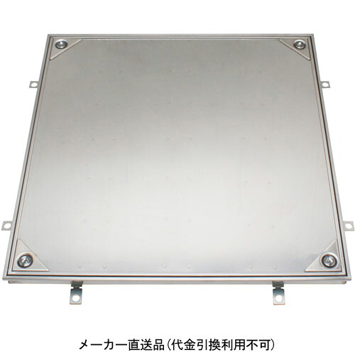 フロアーハッチ 呼450 ステンレス製 樹脂タイル張物用 施錠タイプ・密閉形 ハンドル付 カネソウ MSXL-P-450 ｜大工道具・金物の専門通販アルデ 23,919円