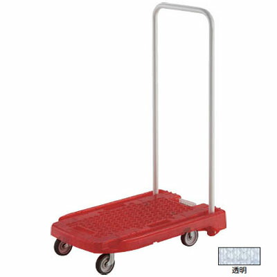 樹脂台車 アクロキャリー PC製 省音車輪 600×390 透明 メーカー直送 代引不可 トラスコ AC-1PC-TM