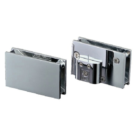 扉ガラス用軸ヒンジM クローム(上下set) 取寄品 パイオニアテック GS-H600-CR