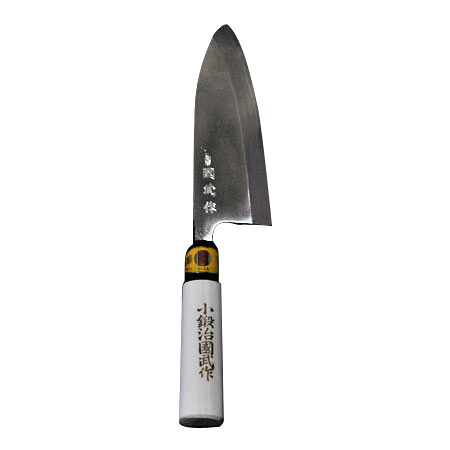 出刃包丁 カスミ研 片刃 刃長120mm ※取寄品 三木刃物 M402