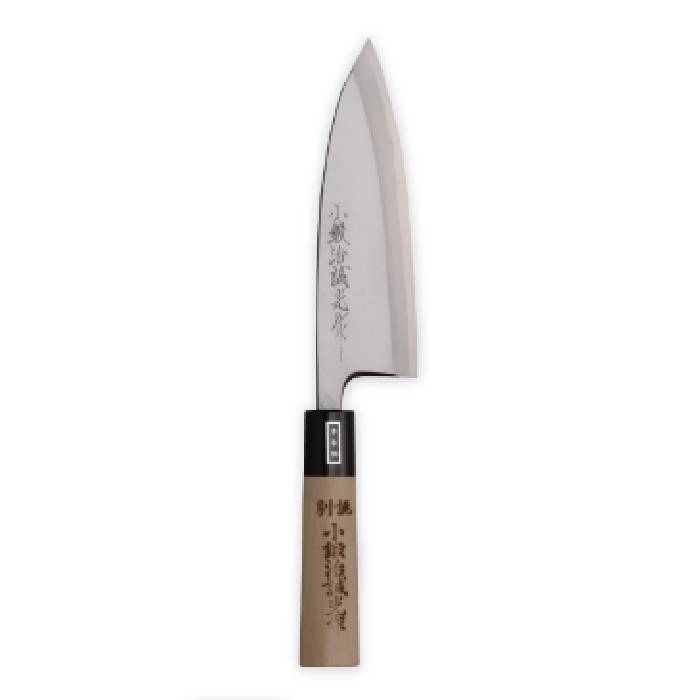 出刃包丁 白鋼本職用 水牛柄付 片刃 刃長150mm ※取寄品 三木刃物 M403 |大工道具・金物の専門通販アルデ