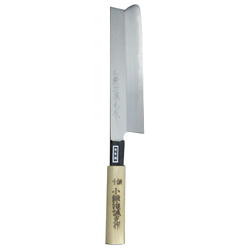 薄刃庖丁 白鋼本職用 水牛柄付 片刃 刃長210mm ※取寄品 三木刃物 M803 |大工道具・金物の専門通販アルデ