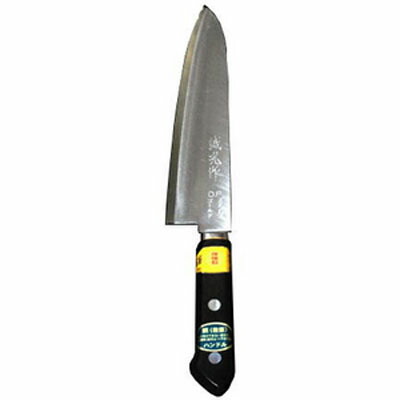 ステンレス 牛刀庖丁 ゴールドV金1号 口金付 厚2.0×刃長180mm ※取寄品 三木刃物 M104