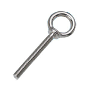 ステンレス金具 つば付ロングアイボルト(鍛造製)ミリネジ 30×30mm 10個価格 ※取寄品 水本機械 LTF-12M30 |大工道具・金物の専門通販アルデ