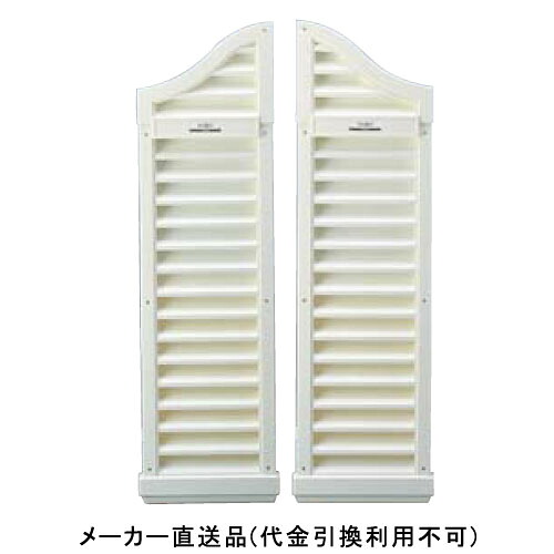 大型ヤギリ ノーブル56型(防虫ネット付) 1000&times;280&times;61mm ホワイト 1箱1セット価格 フクビ化学 BY56W ｜大工道具・金物の専門通販アルデ