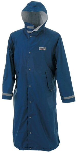 エントラント使用レインコート ネイビー Mサイズ ※取寄品 カジメイク 7260-55-M