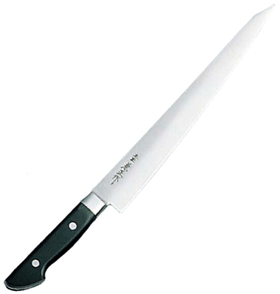 本匠兼正 Eシリーズ 全鋼 口金付 黒合板柄 筋引 全長400×刃渡270mm 関兼常 E16