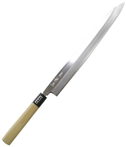 本匠 兼正 Gシリーズ 霞研 水牛口付 朴柄 和包丁 柳刃 刃渡330mm 関兼常 G-06 |大工道具・金物の専門通販アルデ