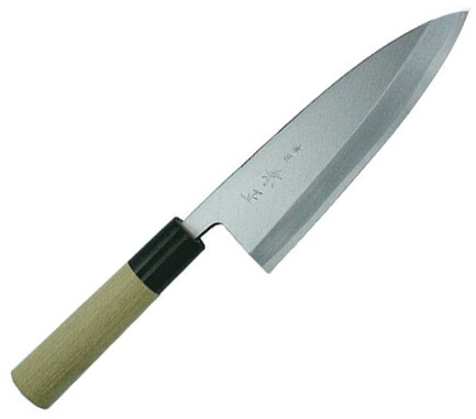 本匠 兼正 Gシリーズ 霞研 水牛口付 朴柄 和包丁 相出刃 刃渡270mm 関兼常 G-37