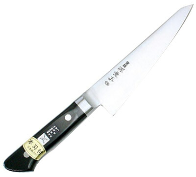 源兼正 Mシリーズ 全鋼 口金付 黒合板柄 骨スキ(角) 全長270×刃渡150mm 関兼常 KC-709