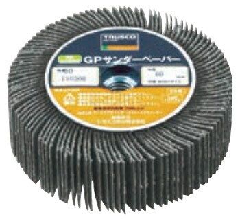 GPサンダーペーパー 径80 直接ねじ込み #40(5枚入) ※取寄品 トラスコ GPSP8025-Z40