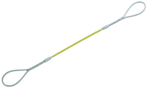 ワイヤロープスリング Aタイプ カラー被覆付 9mm×3.0m ※取寄品 トラスコ GRC-9S3
