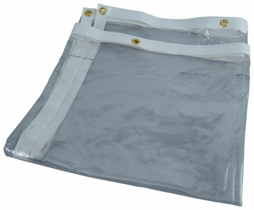 溶接遮光フェンス用シート 透明防炎タイプ W1470&times;H1470&times;厚0.3mm ※取寄品 トラスコ D-15-3-TM ｜大工道具・金物の専門通販アルデ