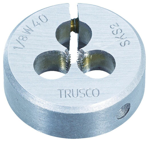 ウィットネジ用丸ダイス 8径 呼び寸W5/8 ※取寄品 トラスコ T38D-5/8W11
