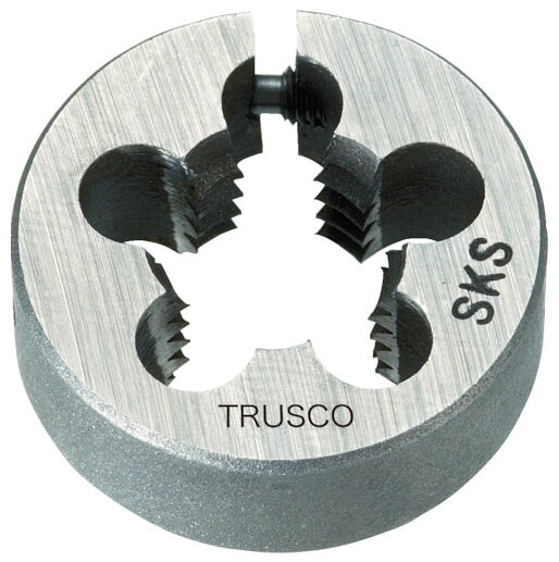 ユニファイネジ用丸ダイス 細目 50径 呼び寸UNF1 ※取寄品 トラスコ T50D-1UNF12