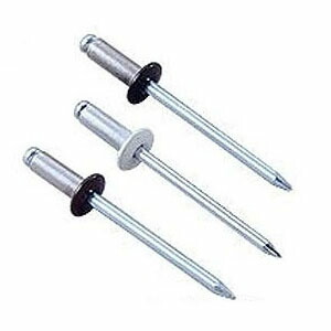 カラーブラインドリベット ホワイト 3.2×8.2mm(1000本入) エビ ロブテックス CNSA43W