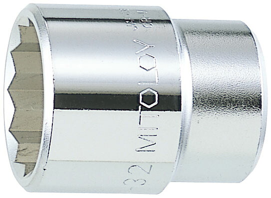 3/4 スペアソケット スタンダードタイプ(12角)58mm ※取寄品 MITOLOY 6M-58