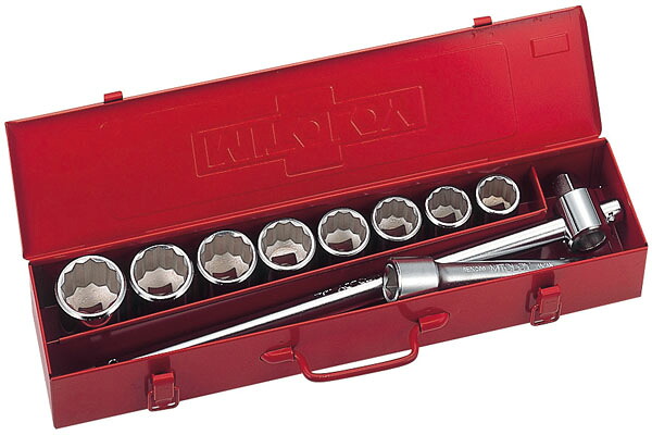 3/4 ソケットレンチセット スタンダードタイプ インチ メタルケース11点セット ※取寄品 MITOLOY S611 17,142円