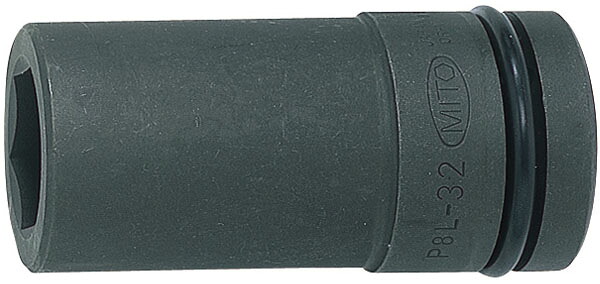 8/8 インパクトレンチ用ソケット ロングタイプ(6角)2inch ※取寄品 MITOLOY P8L-2 |大工道具・金物の専門通販アルデ