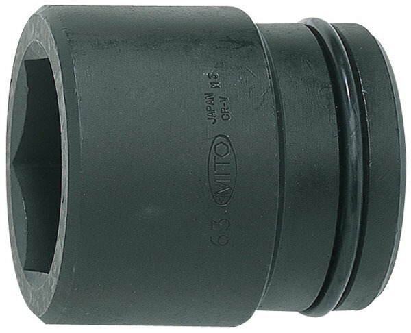 1-1/2 インパクトレンチ用ソケット スタンダードタイプ(6角)55mm ※取寄品 MITOLOY P12-55