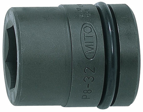 8/8 インパクトレンチ用ソケット スタンダードタイプ(6角)2-3/16inch ※取寄品 MITOLOY P8-2-3/16
