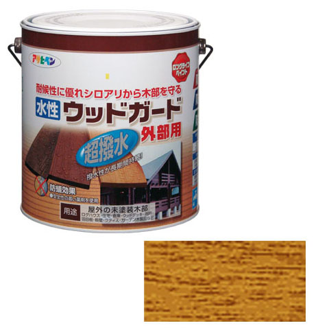 水性ウッドガード外部用 3L パイン 取寄品 アサヒペン 417367