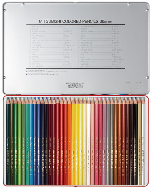 楽天市場】色鉛筆 ユニカラー 36色 取寄品 三菱鉛筆 UC36CN2 (三菱鉛筆