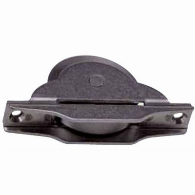 ベアリング入ステンレス戸車(50mm・袖平型)(1箱・4個) ヨコヅナ SBS-0503