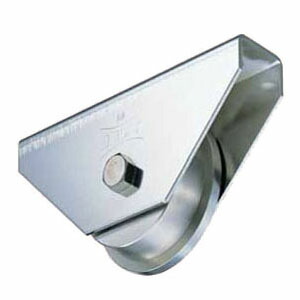 440Cベアリング入 ステンレス重量戸車(110mm・トロ型)(1個価格) ヨコヅナ JCS-1107
