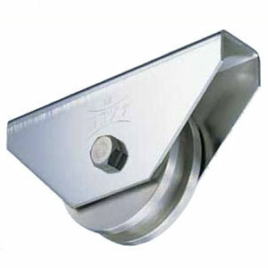 440Cベアリング入 ステンレス重量戸車(150mm・H型)(1個価格) ヨコヅナ JCS-1506