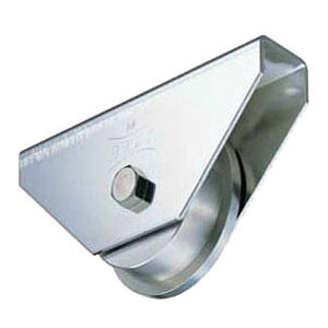 440Cベアリング入 ステンレス重量戸車(150mm・トロ型)(1個価格) ヨコヅナ JCS-1507