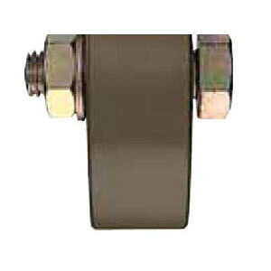 S45C重量戸車 車のみ(ボルト・ナット付)(100mm・平型)(1個価格) ヨコヅナ JGP-1002 ｜大工道具・金物の専門通販アルデ 7,990円