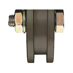 S45C重量戸車 車のみ(ボルト・ナット付)(100mm・H型)(1個価格) ヨコヅナ JGP-1006 |大工道具・金物の専門通販アルデ