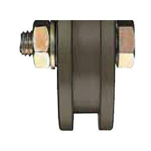 S45C重量戸車 車のみ(ボルト・ナット付)(150mm・H型)(1個価格) ヨコヅナ JGP-1506