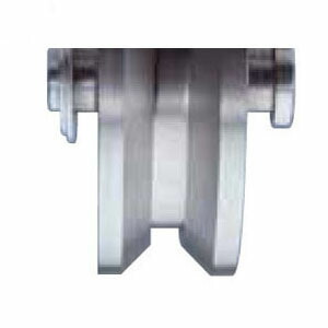 ロタ・ステンレス重量戸車 車のみ(シャフト・E形止め輪付)(60mm・V型)(1個価格) ヨコヅナ WBP-0605 |大工道具・金物の専門通販アルデ