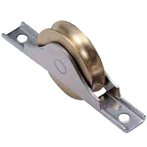 440Cベアリング入真鍮戸車 ステンレス枠(50mm・丸型)(1箱・4個) ヨコヅナ BYS-0501 ｜大工道具・金物の専門通販アルデ