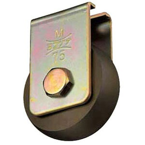 ベアリング入 鉄キャスター戸車(60mm・山R型)(1個価格) ヨコヅナ CGM-0608