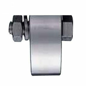 ステンレス重量戸車 車のみ(ボルト・ナット付)(50mm・平型)(1個価格) ヨコヅナ JBP-0502