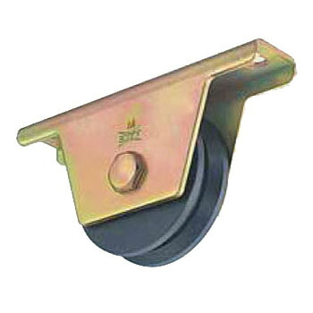 鉄重量戸車(105mm・V型)(1個価格) ヨコヅナ JHM-1055 |大工道具・金物の専門通販アルデ
