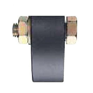 鉄重量戸車 車のみ(ボルト・ナット付)(150mm・平型)(1個価格) ヨコヅナ JHP-1502 ｜大工道具・金物の専門通販アルデ