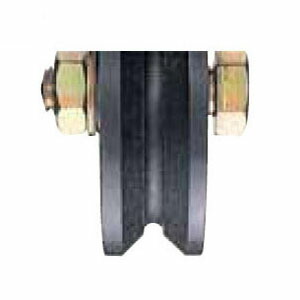 鉄重量戸車 車のみ(ボルト・ナット付)(150mm・V型)(1個価格) ヨコヅナ JHP-1505 21,895円