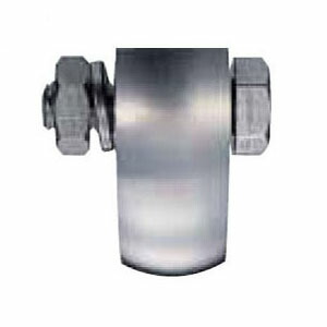 ステンレス重量戸車 車のみ(ボルト・ナット付)(90mm・山R型)(1個価格) ヨコヅナ JBP-0908 ｜大工道具・金物の専門通販アルデ