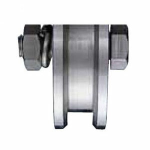 ステンレス重量戸車 車のみ(ボルト・ナット付)(100mm・VH兼用型)(1個価格) ヨコヅナ JBP-1006