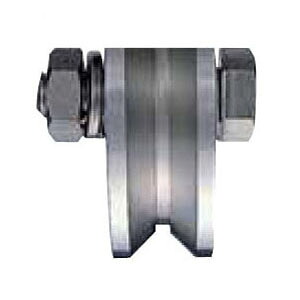 ステンレス重量戸車 車のみ(ボルト・ナット付)(110mm・V型)(1個価格) ヨコヅナ JBP-1105 24,449円